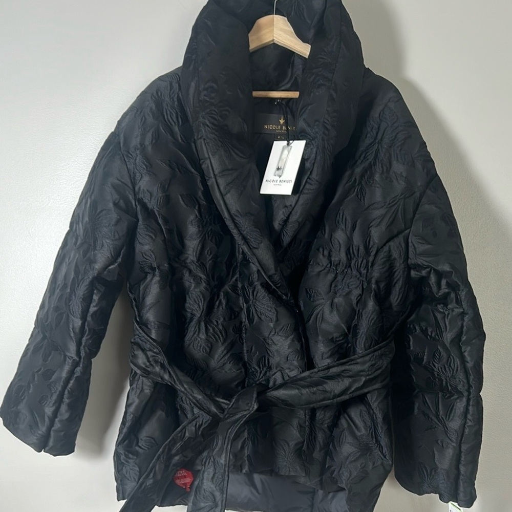 Nicole Benisti Priscilla Floral Jacquard Jacket Puffer - Picture 5 of 16